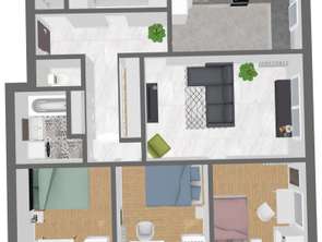 Location Appartement 4 piècesColombes