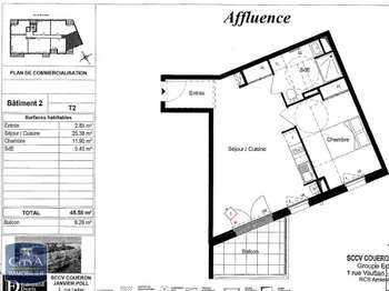 Location Appartement 2 piècesCouëron
