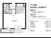 Location appartement 1 pièce Location appartement 1 pièce