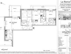 Location Appartement 4 piècesDinard Gare-La Saudrais-La Vicomte