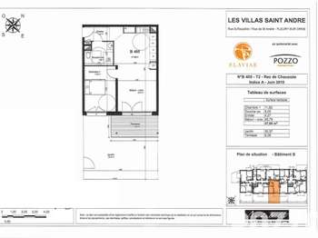Location Appartement 2 piècesFleury-sur-Orne
