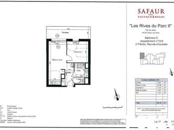 Location Appartement 2 piècesFleury-sur-Orne
