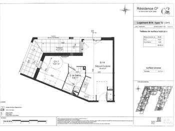 Location Appartement 2 piècesFleury-sur-Orne
