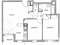 Location appartement 3 pièces