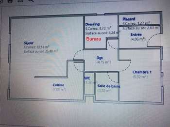 Location Appartement 2 piècesGagny