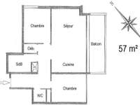 Location appartement 3 pièces