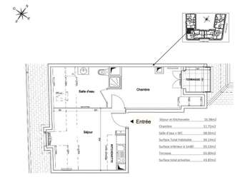 Location appartement 2 pièces Location appartement 2 pièces