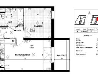 Location appartement 2 pièces