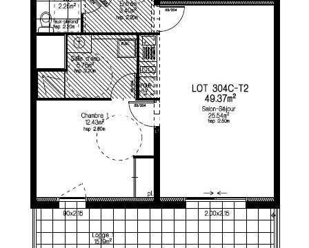 Location appartement 2 pièces Location appartement 2 pièces