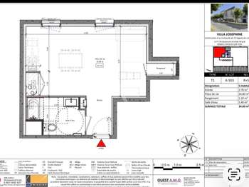 Location appartement 1 pièce La Roche-Sur-Yon Centre Ville 85