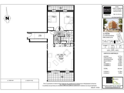 Location appartement 3 pièces