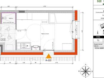 Location appartement 1 pièce