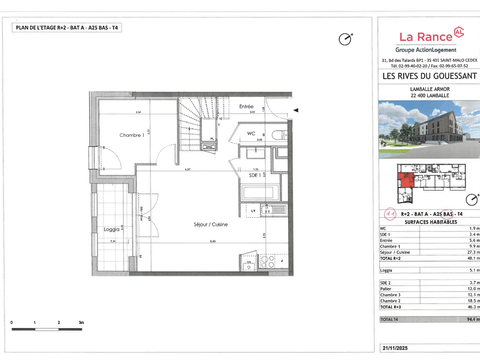 Location appartement 4 pièces