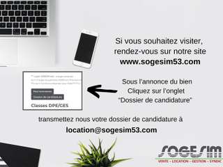 Location Studio 1 pièce