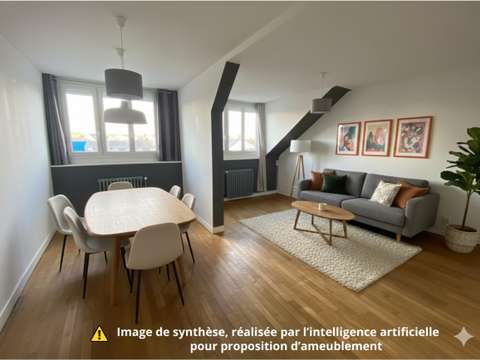 Location appartement 3 pièces Laval 53