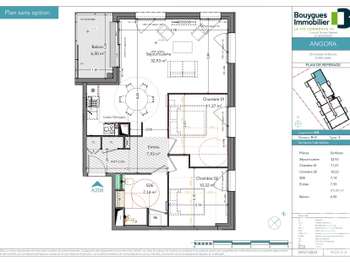 Location appartement 3 pièces Laval 53