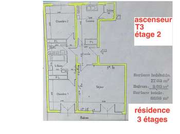 Location appartement 3 pièces Location appartement 3 pièces