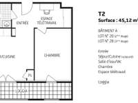 Location appartement 2 pièces