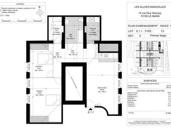 Location appartement 3 pièces