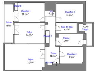 Location appartement 5 pièces