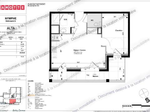 Location appartement 2 pièces Le Rheu 35