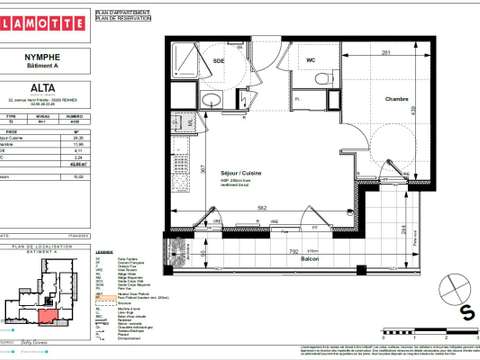 Location appartement 2 pièces Le Rheu 35