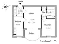 Location appartement 2 pièces