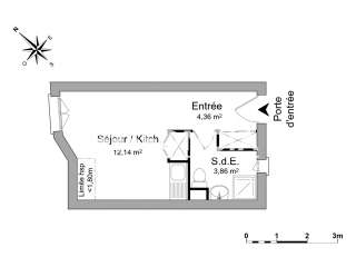 Location appartement 1 pièce