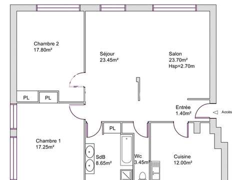 Location appartement 4 pièces