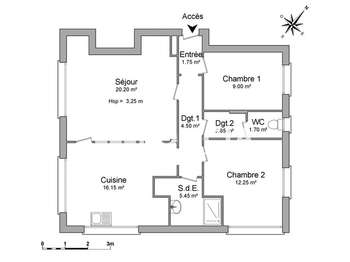 Location appartement 3 pièces