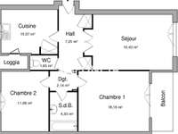 Location appartement 3 pièces