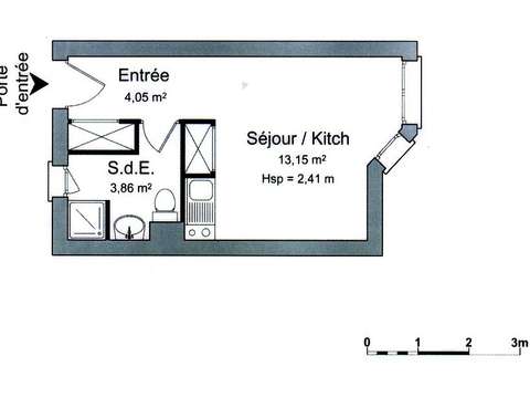 Location Studio 1 pièce Lorient Kervenanec - Le Ter 56