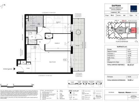 Location appartement 3 pièces