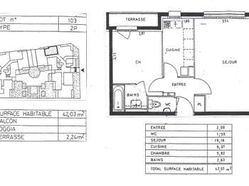 Location Appartement 2 piècesNanterre
