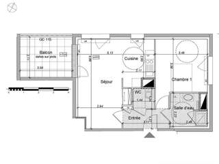Location appartement 2 pièces
