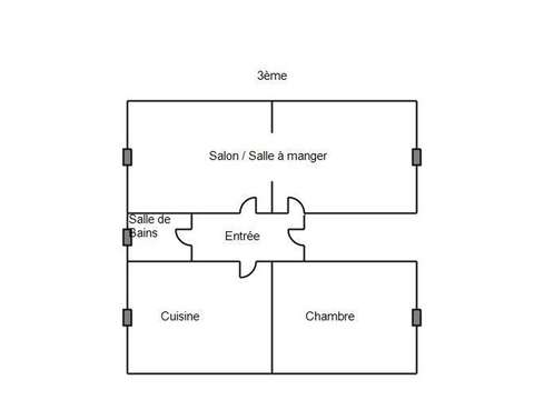 Location appartement 3 pièces