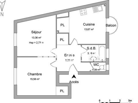 Location appartement 2 pièces Location appartement 2 pièces