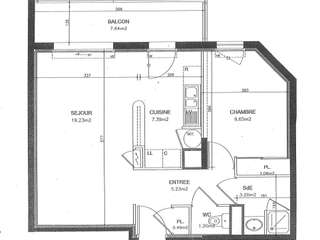 Location appartement 2 pièces