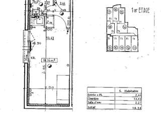 Location appartement 1 pièce