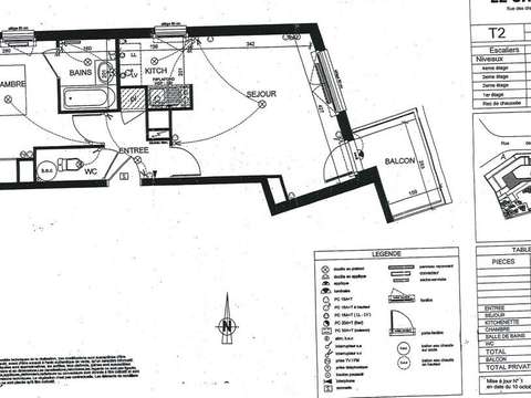 Location appartement 2 pièces Nantes 44