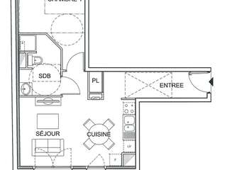 Location appartement 2 pièces