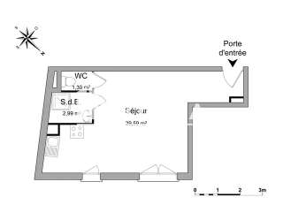 Location appartement 1 pièce