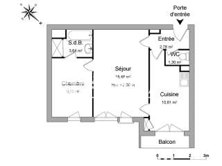 Location appartement 2 pièces