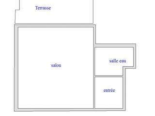 Location Studio 1 pièce