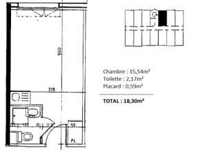 Location appartement 1 pièce