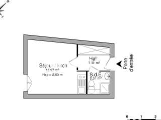 Location appartement 1 pièce