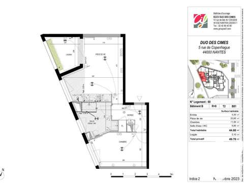 Location appartement 2 pièces
