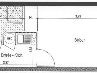 Location appartement 1 pièce