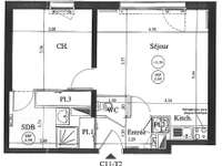 Location appartement 2 pièces