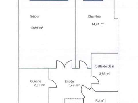 Location appartement 2 pièces Nantes 44